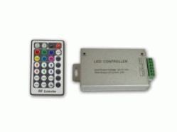 Купить RGB-контроллер Металлический RF радио (24А, 28 кнопок на пульте)