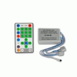 Купить RGB контроллер для бегущей волны IR инфракрасный (27А, 25 кнопок на пульте)