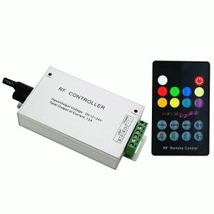 Купить RGB контроллер музыкальный RF радио (12А, 18 кнопок на пульте)
