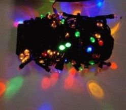 Купить Гирлянда линза (100LED). Черный провод