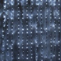 Купить Гирлянда "Дождик" 120LED черный провод