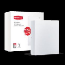 Купить Светильник MAXUS LED настенно-потолочный 12W (1-LCL-001-06-S)