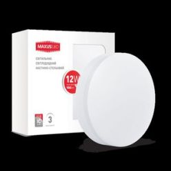 Купить Светильник MAXUS LED настенно-потолочный 12W (1-LCL-001-07-C) 