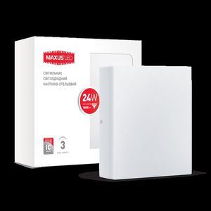 Купить Светильник MAXUS LED настенно-потолочный 24W (1-LCL-005-06-S)