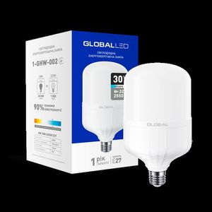 Купить LED лампа HW GLOBAL 30W 6500K E27 (1-GHW-002)