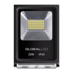 Купить LED ПРОЖЕКТОР GLOBAL FLOOD LIGHT 20W 5000K ХОЛОДНЫЙ СВЕТ(1-LFL-002)