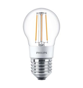 Купить Лампа светодиодная декоративная Philips LED Fila Dim E27 4.5-50W 2700K 230V P45 CL