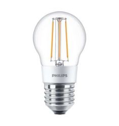 Купить Лампа светодиодная декоративная Philips LED Fila Dim E27 4.5-50W 2700K 230V P45 CL
