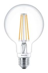 Купить Лампа светодиодная декоративная Philips LED Fila Dim E27 7-70W 2700K 230V G93 CL