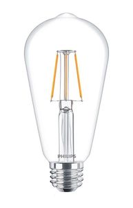 Купить Лампа светодиодная декоративная Philips LED Fila ND E27 4-50W 2700K 230V ST64 CL