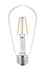 Купить Лампа светодиодная декоративная Philips LED Fila ND E27 4-50W 2700K 230V ST64 CL