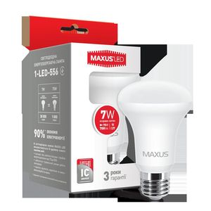 Купить LED лампа MAXUS R63 7W яркий свет 220V E27 (1-LED-556)