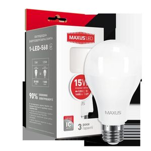 Купить LED лампа MAXUS A70 15W 4100K 220V E27 (1-LED-568)