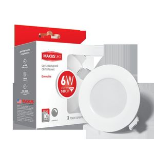 Купить Точечный LED светильник MAXUS SDL mini,6W яркий свет (1-SDL-004-01-D)