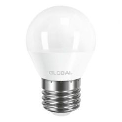 Купить LED ЛАМПА GLOBAL G45 F 5W ЯРКИЙ СВЕТ E27 (1-GBL-142)