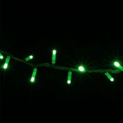 Купить Гирлянда внешняя DELUX String 200LED 10м. зеленая, белый провод