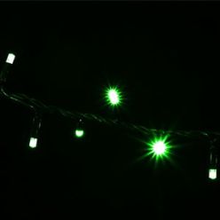 Купить Гирлянда внешняя DELUX String 200LED 10м. зеленая, черный провод