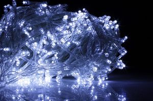 Купить Гирлянда внутренняя DELUX String С 100LED 5м. белая, прозрачный провод
