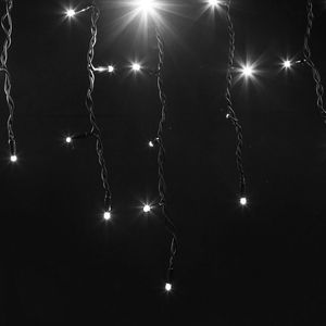 Купить Гирлянда VENOM Icicle FLASH 3x0.5m (Сталактит) 114LED: 92LED белый + 22 FLASH LED белый LEDFICLR-114-BKWH-EXTRA