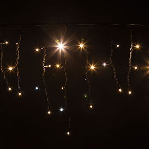 Купить Гирлянда VENOM Icicle FLASH 3x0.5m (Сталактит) 114LED: 92LED тело-белый + 22 FLASH LED белый LEDFICLR-114-BKWW-EXTRA