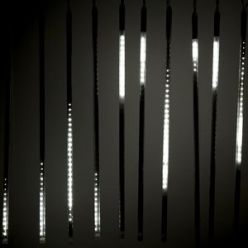 Купить Гирлянда SNOWFALL SET комплект 10 штук по 30см (снегопад) LED белый WLZX2835-30CM