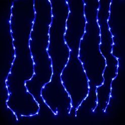 Купить Гирлянда светодиодная VENOM уличная "Водопад" 400LED, белый провод (LS-WATERFALL-400LED-WC)