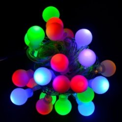 Купить Гирлянда светодиодная VENOM "Шарики" 30LED, белый провод (LS-BALLOONS-30LED-WC)